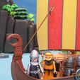 playmobil-custom-viking-ship-3c.jpg OBJ-Datei playmobil wikingerschiff schlange kaumaske・3D-Drucker-Vorlage zum herunterladen
