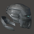 5.png Dead Space Level 6 Helmet - Functional Cosplay mask - Ultra High Detailed STL by gameqraft