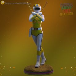 YellowFlash01.jpg 3D file Chounshinsei Flashman -Yellow Flash・3D printable model to download