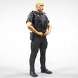 P1-1.23.jpg N1 American Police Officer Miniature Updated Pose 3D print model