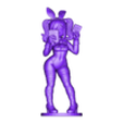 Bunnygram Babe – 3D Model for Printing.stl Bunnygram Babe - 3D Model for Printing