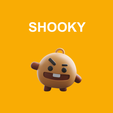 shooky.png bt21 / BTS keychain - SHOOKY