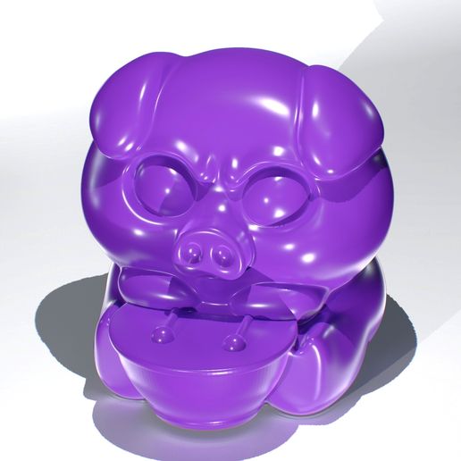 tbrender_023.jpg Stylized Cute Piggy Characters – High Quality 3D Model