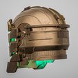 DSRemake5.jpg Dead Space Remake Engineer Helmet  - 3D Printable STL Model