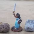 Zara, Supportless Shieldmaiden.jpg STL file Zara, Supportless Shieldmaiden・3D printing model to download