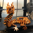 Flexi Print-in-Place Imperial Dragon with 3MF Included!