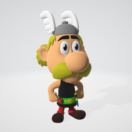 🦸 Asterix - Figurine・Archivo STL para ・Cults