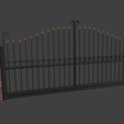 electric_gates_render9.jpg Electric Gates 3D Model