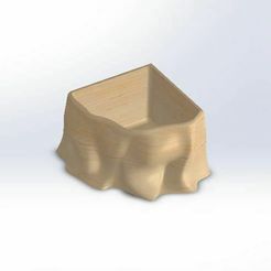 mini-bowl-angle-1.jpg STL-Datei Eckschüssel mit Wasser oder Futter・3D-druckbare Vorlage zum herunterladen