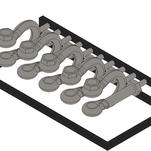 1/16 Scale Shackles