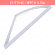 1-6_Of_Pie~9in-cookiecutter-only2.png Slice (1∕6) of Pie Cookie Cutter 9in / 22.9cm