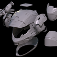 rendered.png Artaius helmet with attachment 3d print file