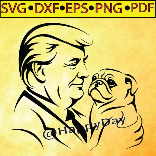 Fichier STL Donald Trump – Figurine/sculpture Pour Impression 3D – Modèle 3D