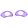EYE BLANKS.stl Kigurumi Lion Fursuit Head Base - Easy Print No AMS Required !