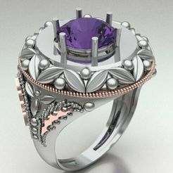 1.jpg Fichier STL Bague de fiançailles・Plan pour impression 3D à télécharger