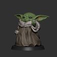 94.jpg Baby Yoda - Holding Chewing and  Reaching for the Ball - Fan Art
