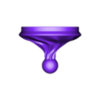 SwirlBottom.stl Файл STL Персонализированный новогодний шар из литофана ItsLitho "Swirl"・Дизайн 3D-печати для загрузки3D