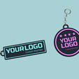 r5.png Customizable Logo KeyChain STL - Read Description