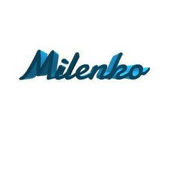 Milenko.jpg STL-Datei Milenko・Design für den 3D-Druck zum Herunterladen
