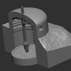 6.JPG STL-Datei bunker ww2 kostenlos・3D-Druckvorlage zum Herunterladen