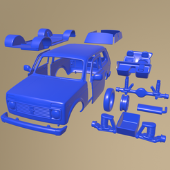 A006.png STL file Lada Niva 2012 Printable Car In Separate Parts・3D print design to download
