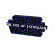 1.png 3D MULTICOLOR LOGO/SIGN - STAR WARS: The Rise of Skywalker