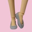 PhotoRoom_20220117_204612.jpg Archivo STL ZAPATOS PLANOS PARA MUÑECA TIPO BARBIE - ALTA DEFINICION・Diseño para descargar y imprimir en 3D