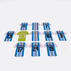 camisetas-argentina-1.jpg Argentina National Team keychains (keychain)