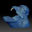 Shop3.jpg Monkey phantasy with tongue and teeth- STL-3D print model thread-eater, storage, table garbage can high-polygon