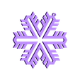 Snowflake 1.stl STL file Christmas Snowflake Ornament_1・3D printing template to download