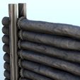 9.jpg Set of barricades: hedgehod wooden sandbags - Bolt Action Flames of War scenery terrain wargame Modern