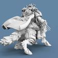 Wolf_Captain_3.jpg Free STL file Viking Wolf Rider Captain・Template to download and 3D print