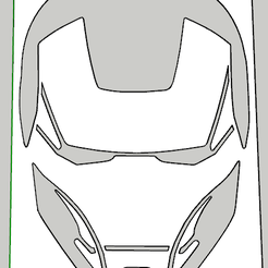 iron man 03.PNG STL-Datei stencil iron man 03・3D-druckbare Vorlage zum herunterladen