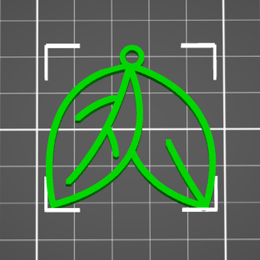 Leaves, JEWELRY HANG OR EAR RING 3D model