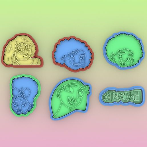 CHARM COOKIE CUTTERS - CHARM COOKIE CUTTERS 3D model