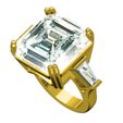 05.jpg Octagon Stone Solitaire Engagement Ring