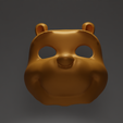 5.png Winnie The Pooh Cosplay Face Mask 3D print model