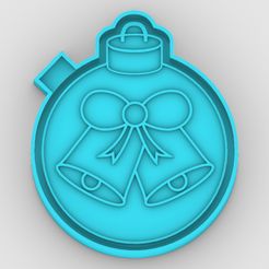 christmas-bell-decoration_1.jpg christmas bell decoration - freshie mold - silicone mold box
