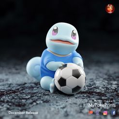 squirtle-color-1-copy.jpg STL-Datei Fußball Squirtle - Vorgefertigtes Modell・Modell zum Herunterladen und 3D-Drucken
