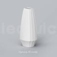 M_1_Renders_4.png Decorative vase collection / printable vase / stl files / 3D models / Niedwica / vase set
