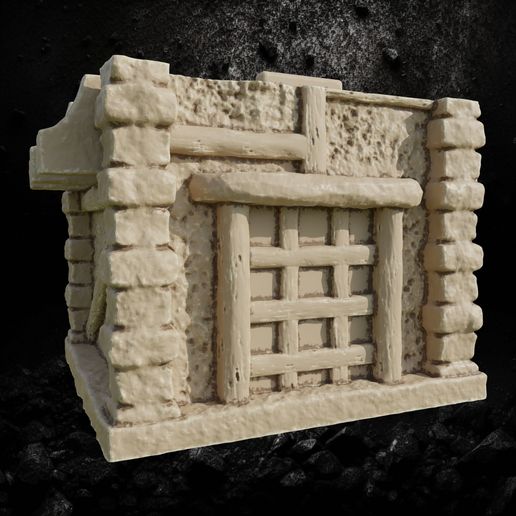 Fortress Gratewall 3D model