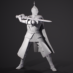 tbrender005_Viewport.png Carian Knight from Elden Ring - 3D model for 3D Printing