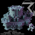 HEXTECH-Power-Complex-Industrial-Foundation-and-Fusion-Reactor.png HEXTECH - Power Complex - Core Bundle  (Battletech Compatible Hex Terrain)