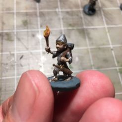 Photo Mar 26, 9 53 18 PM.jpg Halfling Adventurer, Fantasy Tabletop RPG Miniature