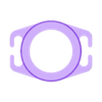 lens_cap_holder_58mm_v1.stl STL-Datei Objektivdeckelhalter für Kameragurt kostenlos・Objekt zum Herunterladen und Drucken in 3D