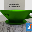 entonnoir a confiture 3dup.png Jam funnel