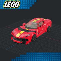 Car-Ferrari-812-1.jpg Fichier STL Ferrari 812・Plan imprimable en 3D à télécharger