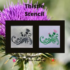 Thistle-Stencil.jpg Fichier STL Pochoir Chardon・Plan pour impression 3D à télécharger
