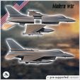 2.jpg General Dynamics F-16 Fighting Falcon US multirole fighter - USA US Army Cold War America Era Iron Curtain Warfare Crisis Conflict RPG