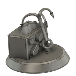 1.png STL file Rope and grapple hook・3D printing idea to download